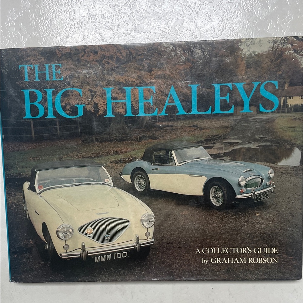 Source Unknown The Big Healeys Coffee Table Book - Blue, Cream, Black